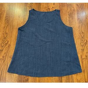 Emery Rose Women’s Casual Tank Top Indigo Blue Size XL – NWT Layering Piece